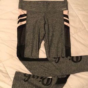VS pink workout leggings
